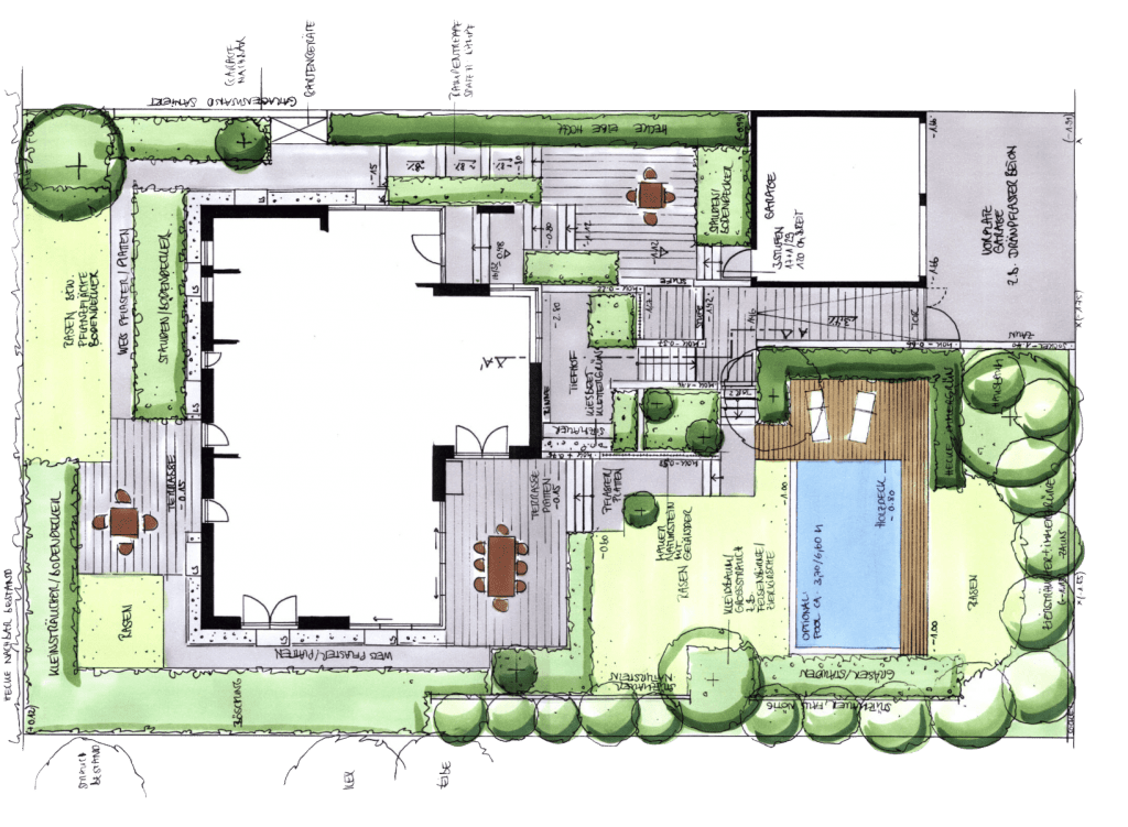 Niedermaier Garten Plan